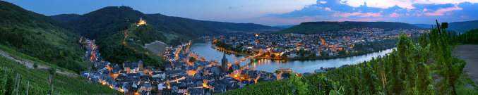 Bernkastel-Kues at dusk