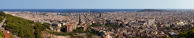 Barcelona - view from Bunkers del Carmel