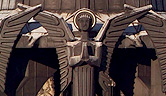 Engel am Vierungtsturm des Doms